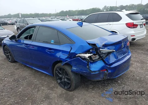 2023 Honda Civic Sport z USA, uszkodzony, nr VIN 2HGFE2F54PH503385